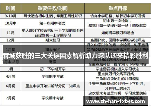蓉城获胜的三大关键因素解析助力球队迎来精彩胜利 蓉城获胜的三大关键因素解析助力球队迎来精彩胜利